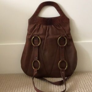 Minx Brown Leather Bag in excellent condition.